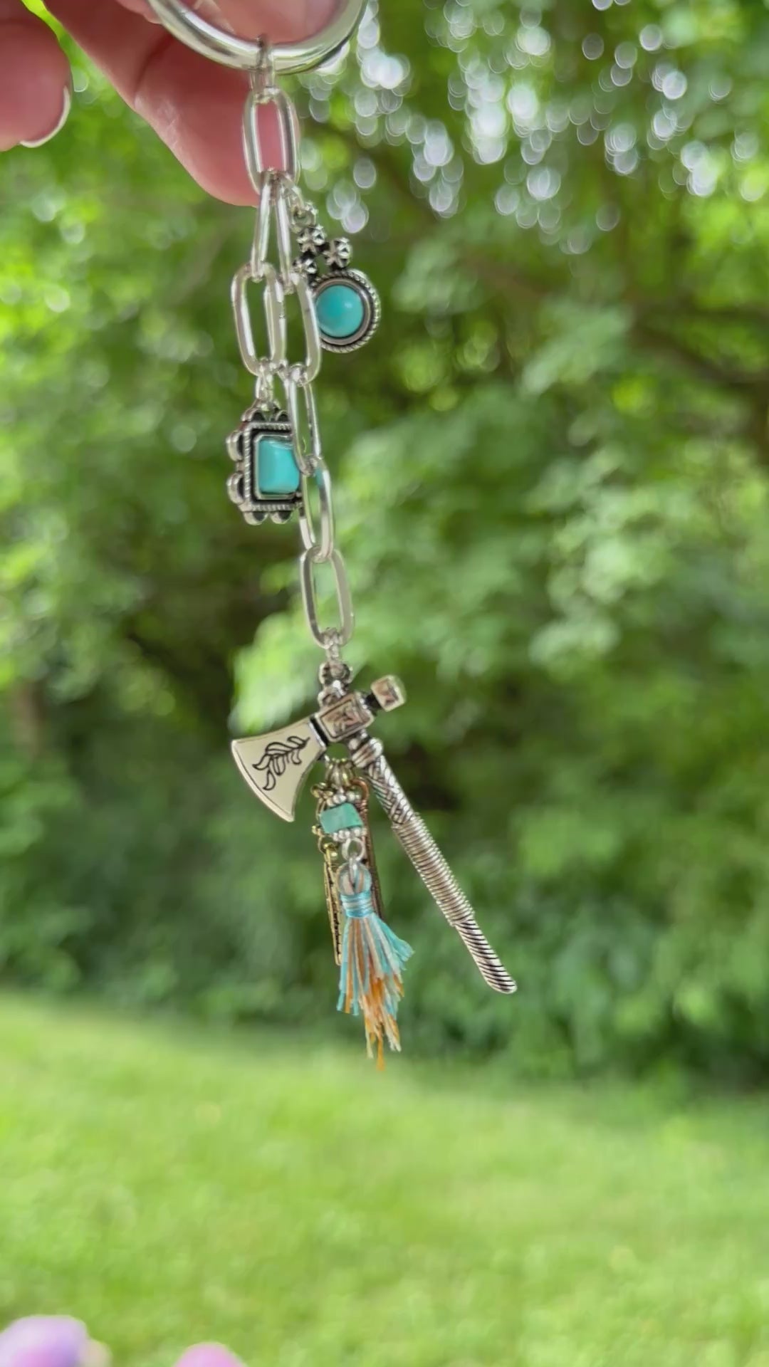 Tomahawk Bag Charm