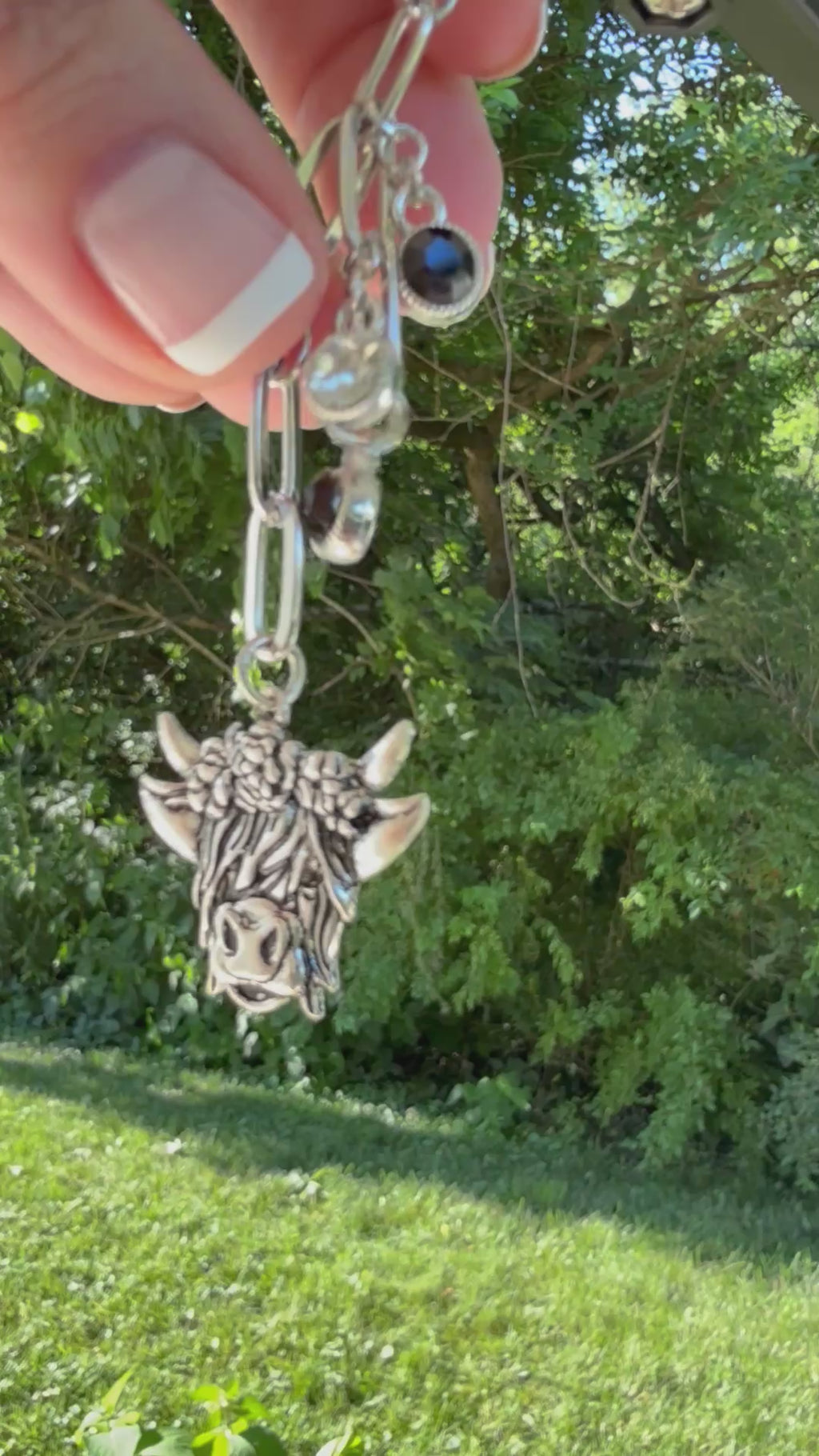 Highland Cow Bag Charm