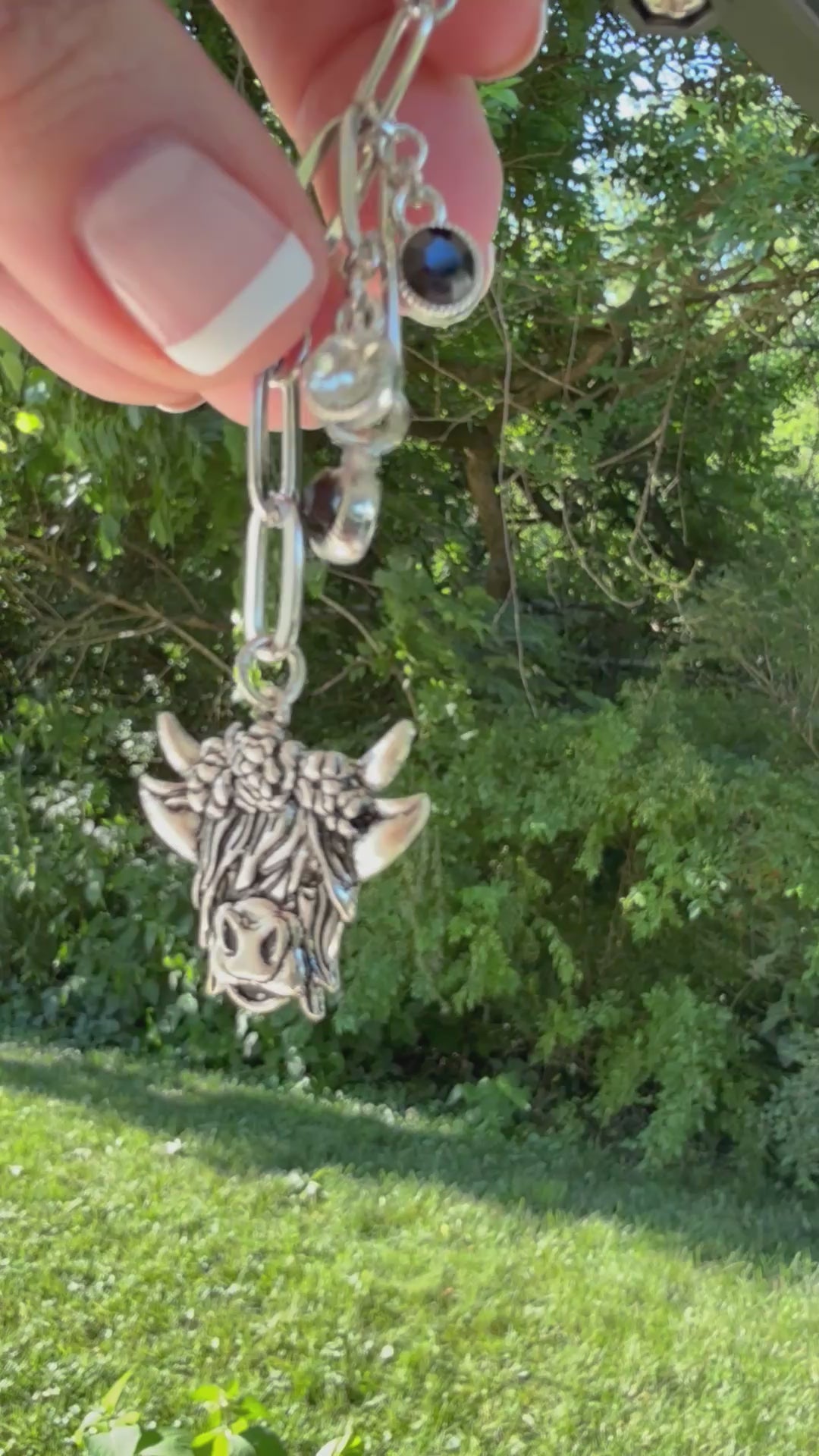 Highland Cow Bag Charm
