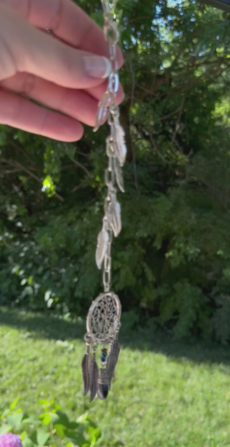 Dream Catcher Rearview Mirror Charm